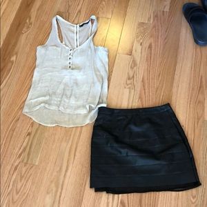 Sold together! Piper lime skirt and top